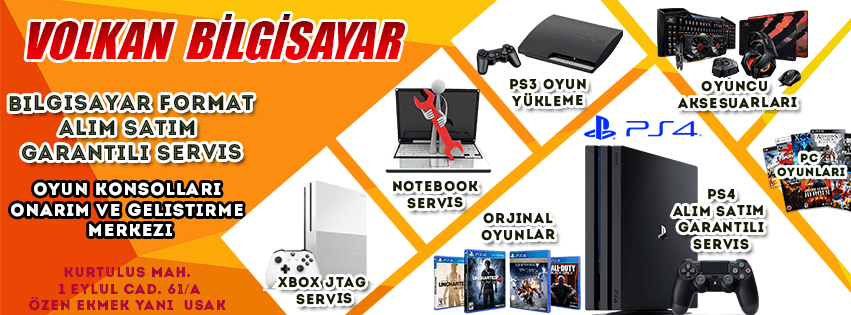 Uşak Teknik Servis: Volkan Bilgisayar Güvencesiyle
