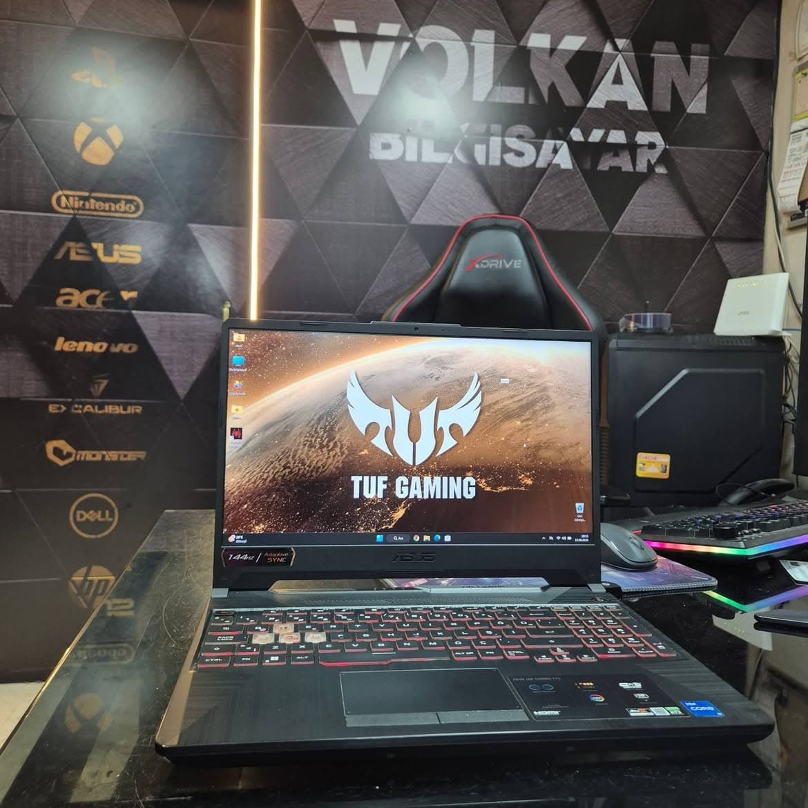 Asus TUF Gaming F15 FX506HC-HN409 i5-11400H 8 GB 512 GB SSD RTX3050 15.6" Full HD Gaming Laptop 2. EL küçük görsel 4