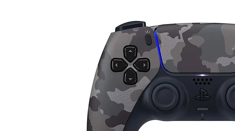 Sony DualSense Kamuflaj Kablosuz PS5 Oyun Kolu küçük görsel 4