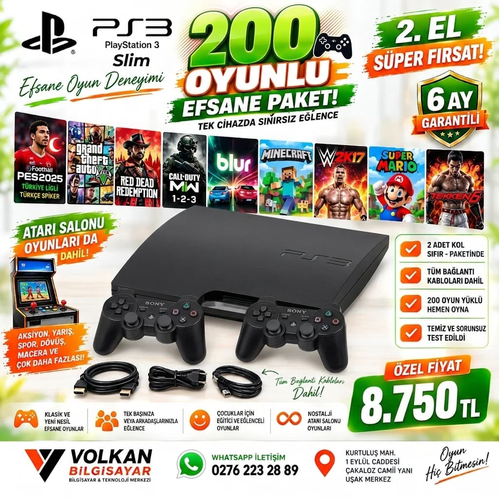 Sony PlayStation 3 Slim 500 GB Konsol